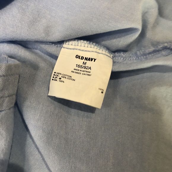 Old Navy Button Up Womens M Blue - Picture 9 of 16